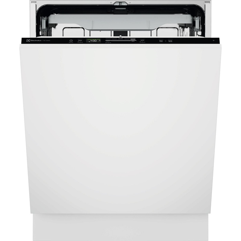 Electrolux E72LA200S Beépíthető mosogatógép, WiFi, QuickSelect kezelőpanel, FlexiMax fiók, AirDry, 14 teríték
