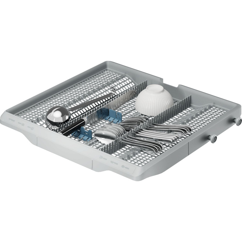 Electrolux E72LA200S Beépíthető mosogatógép, WiFi, QuickSelect kezelőpanel, FlexiMax fiók, AirDry, 14 teríték