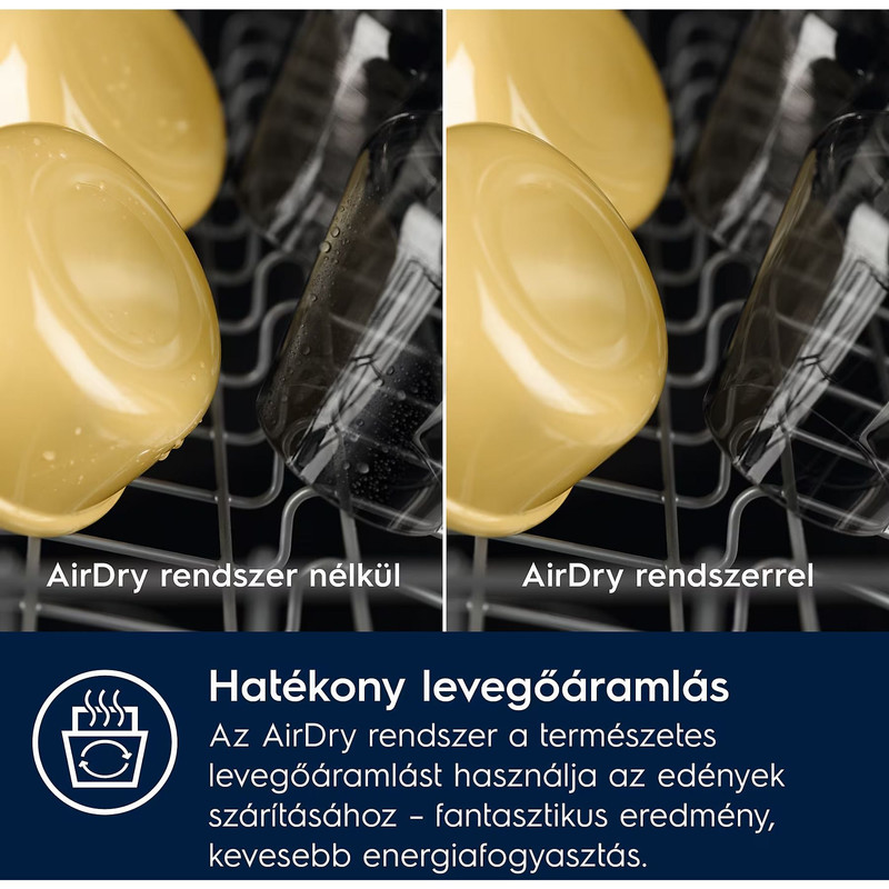 Electrolux E97LX200P Beépíthető mosogatógép, XXL, WiFi, QuickSelect kezelőpanel, FlexiMax fiók, AirDry, 15 teríték