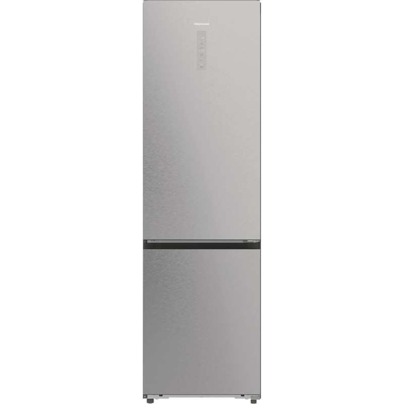 Hisense RB5P410SACA Alulfagyasztós kombi hűtőszekrény - Integrált fogantyúval 283/130l, "A" , TOTAL NO FROST MetalTechCooling, INVERTERES MultiFlow 360 WIFI-ConnectLife, CRIPS ZONE ConvertZone , 0⁰C FreshBox,SuperSilent 29 db(A), inox-feket