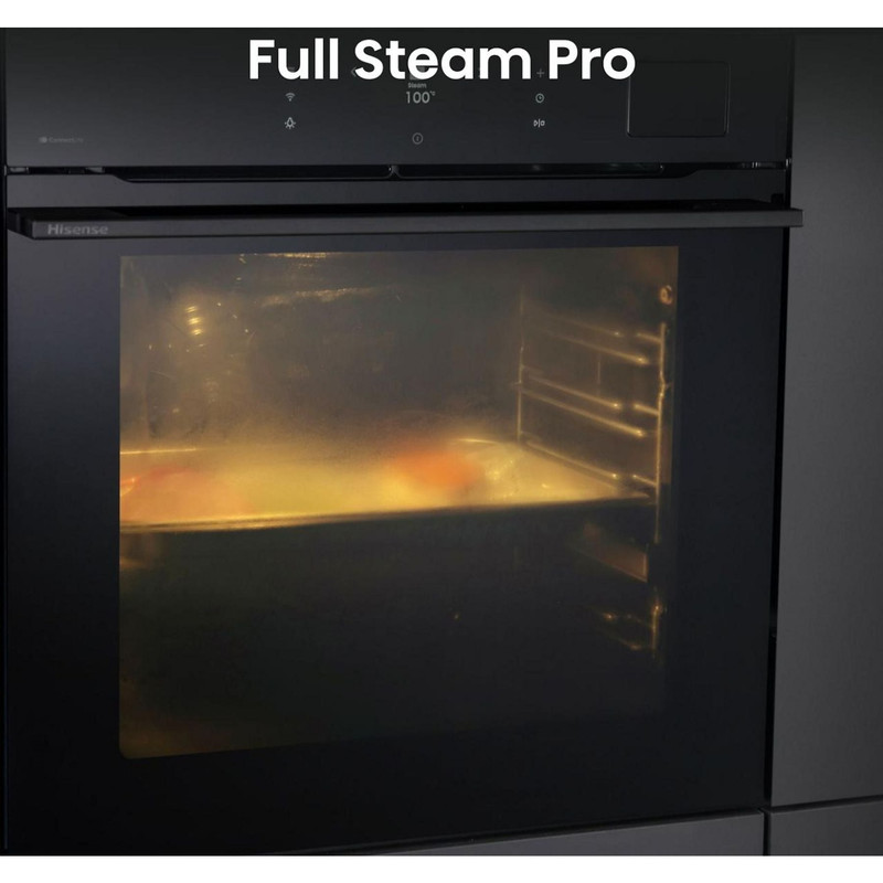 Hisense BFS615S8B MULTIFUNKCIÓS SÜTŐ + GŐZPÁROLÓ KOMBI 17 Sabbath, SousVide AirFry+, Pizza, FrozenBake, FullSteam és SteamAddPro ,77 liter HomeMadePlus, színes TFT kijelző, "A+" GentleClose , GentleOpen , HÚSMAGHŐMÉRŐ, AirFry tepsi, telje Hisense BFS615S8B MULTIFUNKCIÓS SÜTŐ + GŐZPÁROLÓ KOMBI 17 Sabbath, SousVide AirFry+, Pizza, FrozenBake, FullSteam és SteamAddPro ,77 liter HomeMadePlus, színes TFT kijelző, "A+" GentleClose , GentleOpen , HÚSMAGHŐMÉRŐ, AirFry tepsi, telje