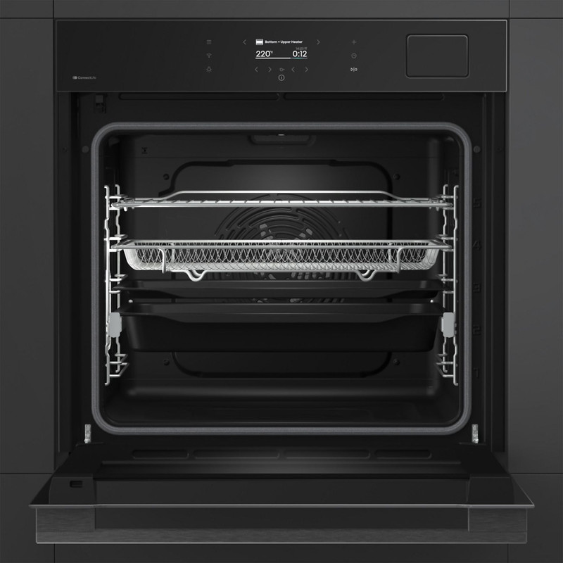 Hisense BAS614P8B MULTIFUNKCIÓS SÜTŐ - GŐZFUNKCIÓVAL 17 mód ProGrill, Sabbath, AirFry+, Pizza, FrozenBake. SteamAddPro 77 liter HomeMadePlus, színes TFT kijelző, "A+" PIROLITIKUS tisztás, GentleClose GentleOpen HÚSMAGHŐMÉRŐ, AirFry tepsi, tel Hisense BAS614P8B MULTIFUNKCIÓS SÜTŐ - GŐZFUNKCIÓVAL 17 mód ProGrill, Sabbath, AirFry+, Pizza, FrozenBake. SteamAddPro 77 liter HomeMadePlus, színes TFT kijelző, "A+" PIROLITIKUS tisztás, GentleClose GentleOpen HÚSMAGHŐMÉRŐ, AirFry tepsi, tel