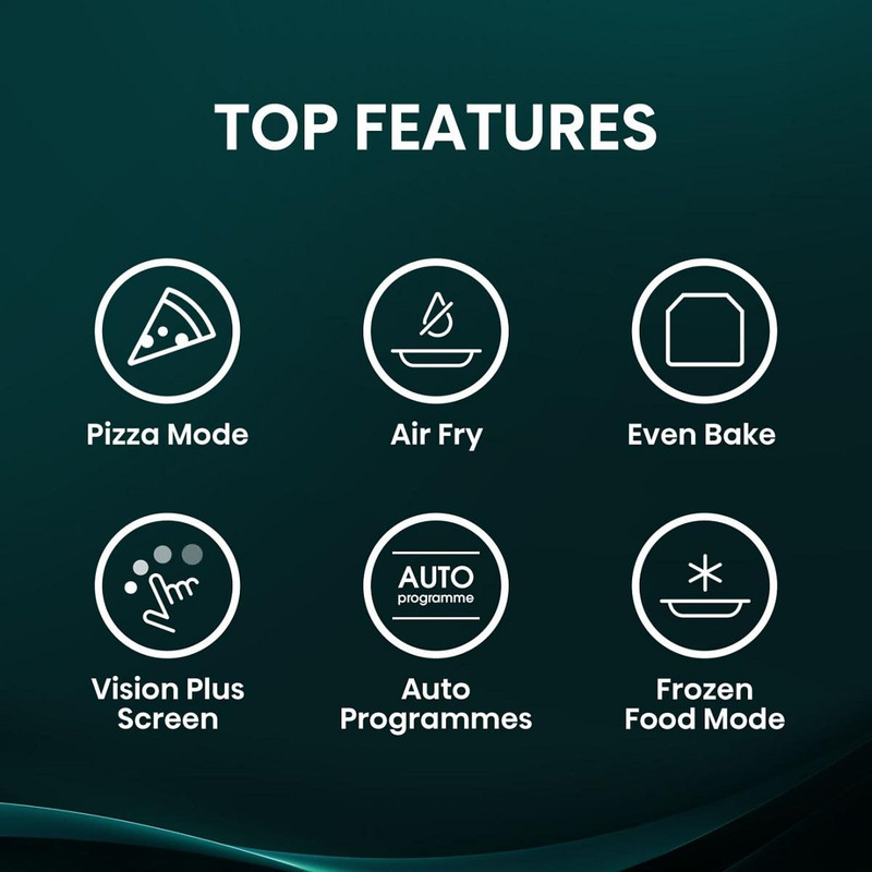 Hisense BIM406A8B KOMPAKT MIKRO + SÜTŐ KOMBI Multifunkciós sütő és mikrohullámú sütő kombi, 50 liter, 14 funkció , Pizza, AirFry , Sabbath mód, StepBake , FrozenBake, TFT színes kijelző, Inverter , teljesen fekete üveg ajtó, WIFI - okos otthon: Connec Hisense BIM406A8B KOMPAKT MIKRO + SÜTŐ KOMBI Multifunkciós sütő és mikrohullámú sütő kombi, 50 liter, 14 funkció , Pizza, AirFry , Sabbath mód, StepBake , FrozenBake, TFT színes kijelző, Inverter , teljesen fekete üveg ajtó, WIFI - okos otthon: Connec