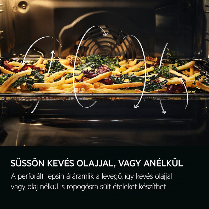 AEG TU5PB43APB SurroundCook beépíthető sütő, pirolitikus tisztítás
