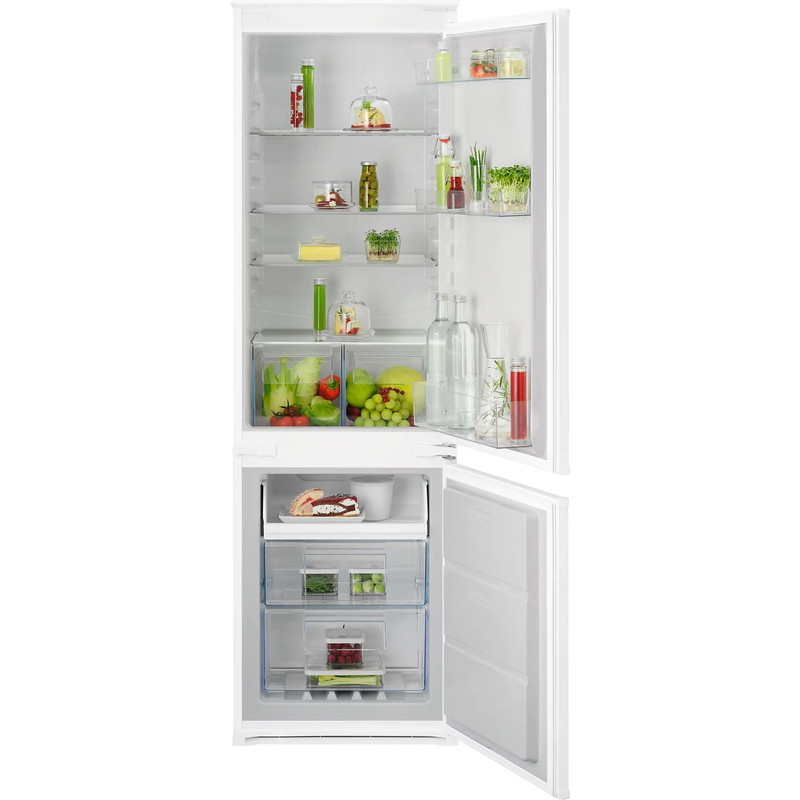 AEG OSC7N181ES Beépíthető kombinált hűtőszekrény, NoFrost, AI CoolAssist funkció, 177 cm