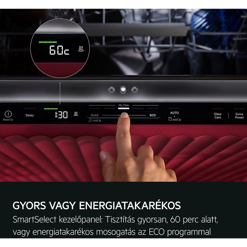 AEG GI6200B1EU Beépíthető mosogatógép, QuickSelect kezelőpanel, 13 teríték