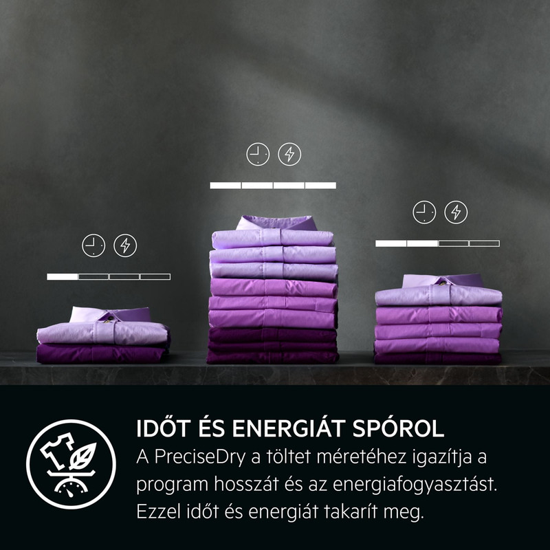 AEG TR79CBE SensiDry hőszivattyús szárítógép, 9 kg, D energiaosztály, inverter motor