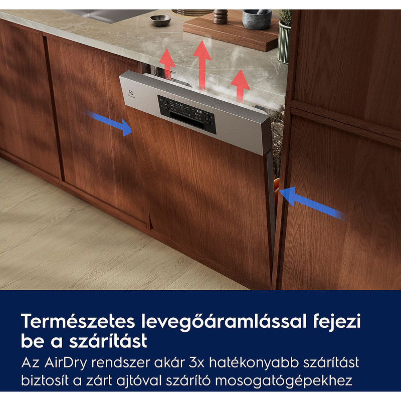 Electrolux E52ID100SX Beépíthető mosogatógép, 13 teríték