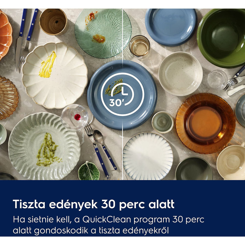Electrolux E52ID100SX Beépíthető mosogatógép, 13 teríték