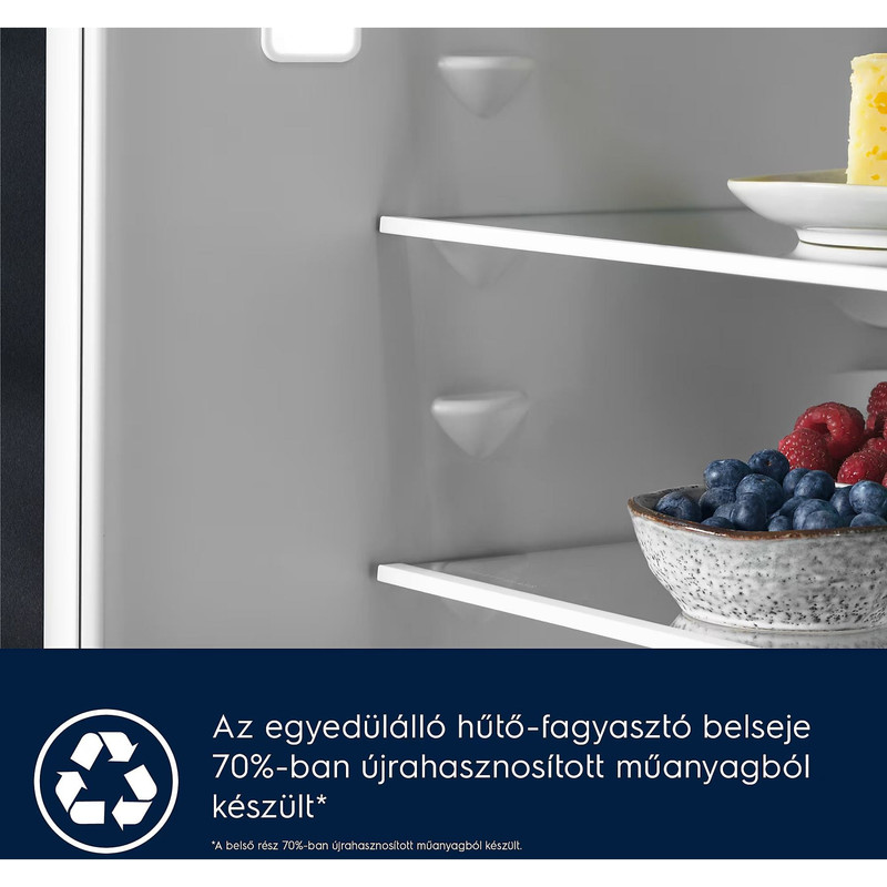 Electrolux ENA7CE18S3 Kombinált hűtőszekrény , AI CoolAssist funkció, NoFrost, 177 cm Electrolux ENA7CE18S3 Kombinált hűtőszekrény , AI CoolAssist funkció, NoFrost, 177 cm