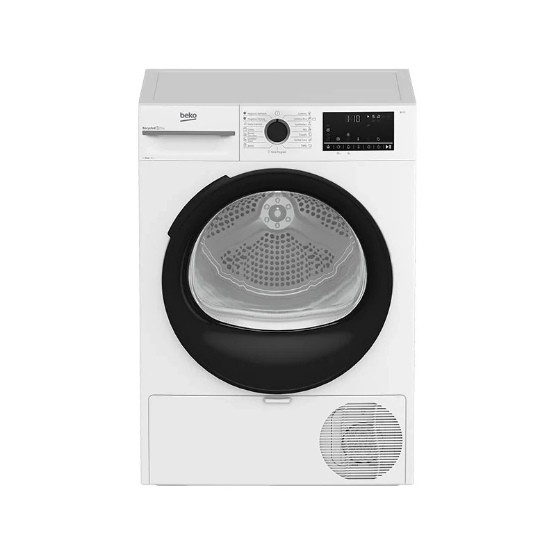 Beko BM3T40230W szabadonálló hőszivattyús szárítógép, 9 kg, A++, FreshCaps, dobvilágítás, 60 cm mély