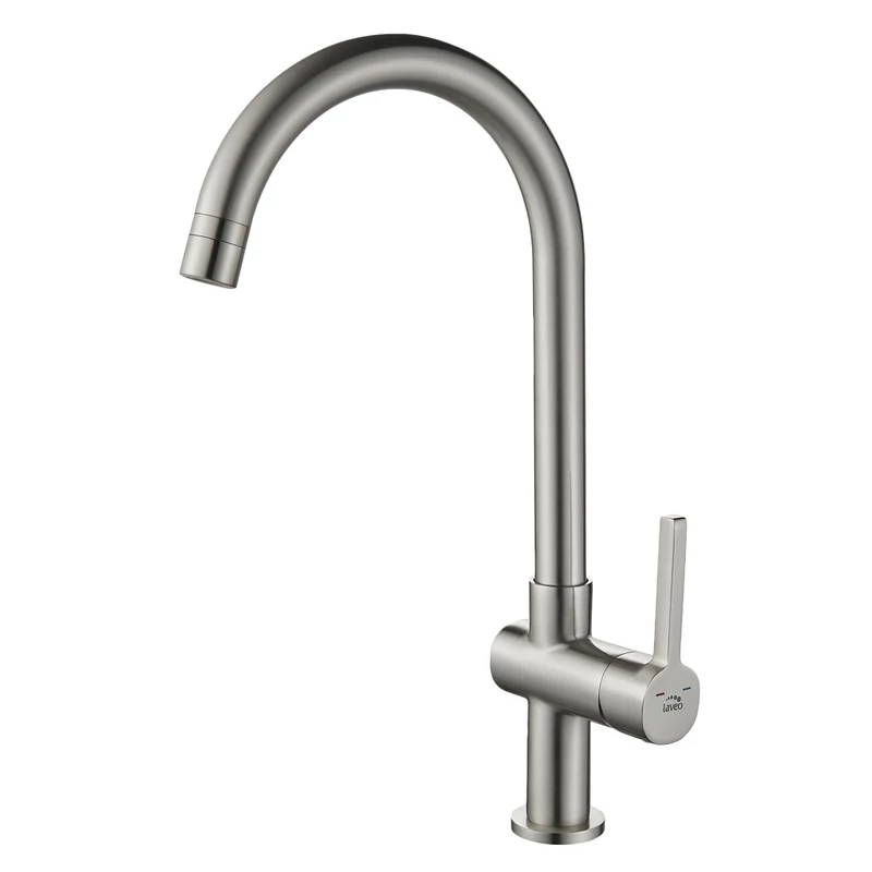 LAVEO ALITA szálcsiszolt inox csaptelep