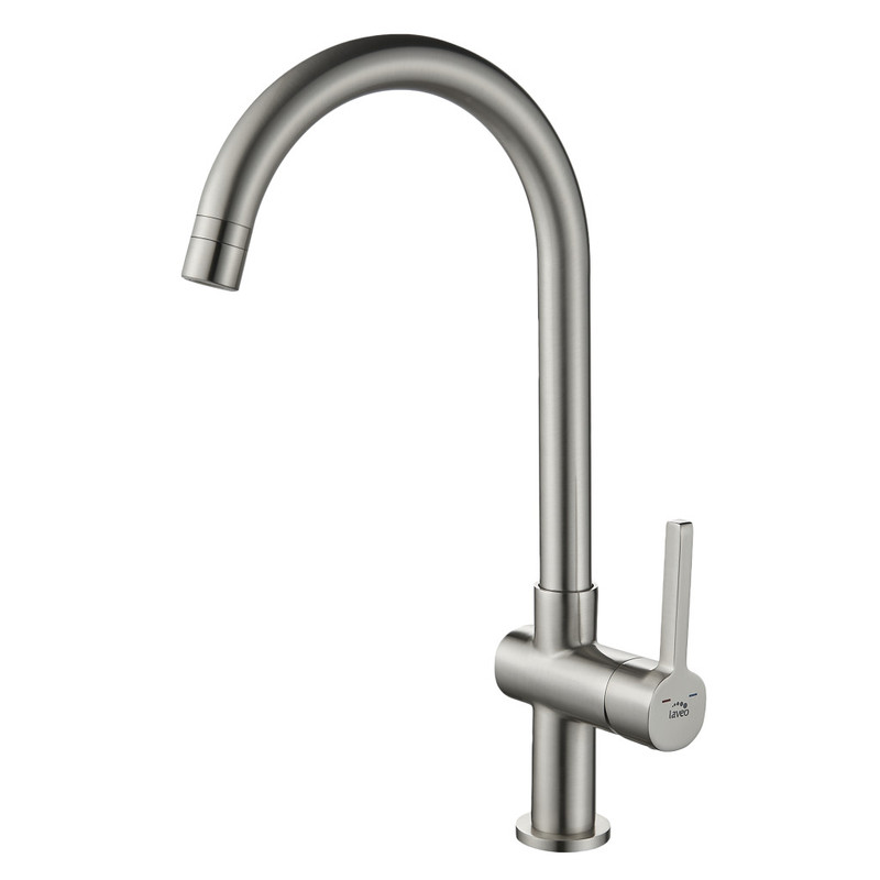 LAVEO ALITA szálcsiszolt inox csaptelep