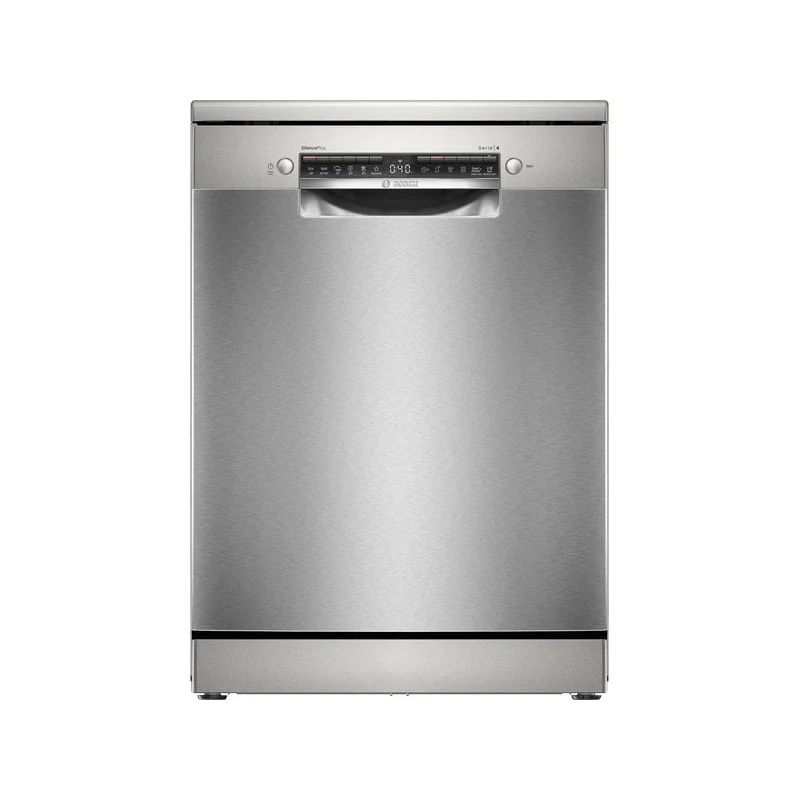 Bosch SMS4HMI08E Szabadonálló mosogatógép , Serie 4 , Home Connect , Szálcsiszolt acél , 14 teríték , C , 6 program , VarioFlex kosárrendszer , VarioDrawer , 9 l , 44 dB(A)