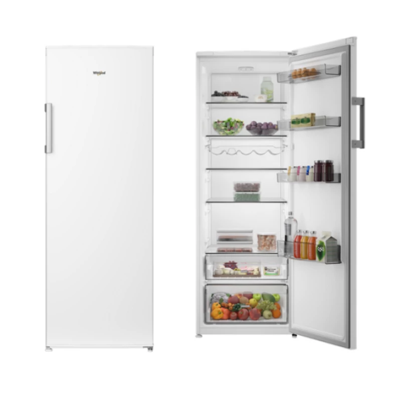 WHIRLPOOL WHMLS2411W4E Egyajtós hűtőszekrény, E ,  367 liter,  fehér, LED,  171.4x59.5x70cm