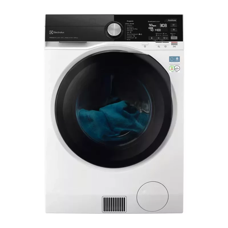 Electrolux EN9W2496BE PerfectCare hőszivattyús mosó-szárítógép, gőzprogram, Hygiene program gőzzel, 9/6 kg, 1400 f/p., ökoinverter motor