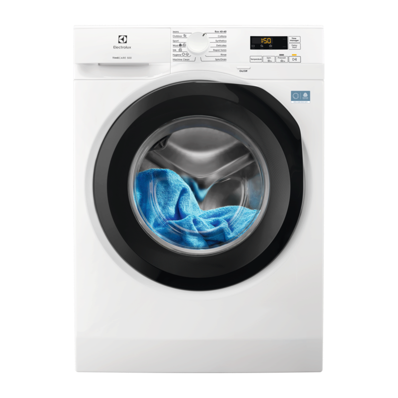 Electrolux EW2F527BE TimeCare elöltöltős mosógép, Antiallergén program gőzzel, 7 kg, 1200 f/p., ökoinverter motor