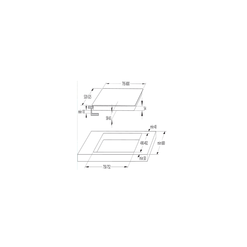 Gorenje GI821FM beépíthető 80 cm széles indukciós főzőlap, 4 zóna, touch controll vezérlés, BridgeZone, edényfelismerés Gorenje GI821FM beépíthető 80 cm széles indukciós főzőlap, 4 zóna, touch controll vezérlés, BridgeZone, edényfelismerés