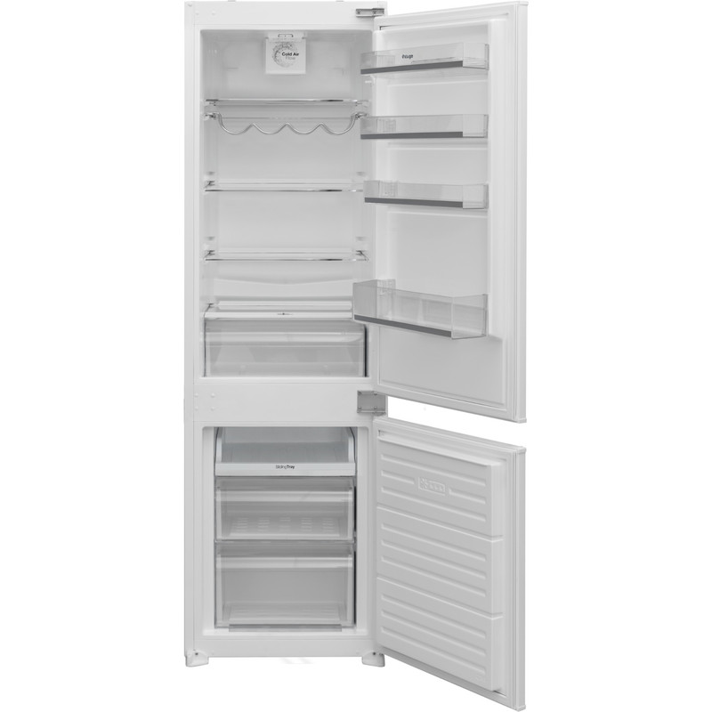 Kluge KCN2256J beépíthető kombi hűtőszekrény alul fagyasztóval, DualNoFrost, 180L/63L