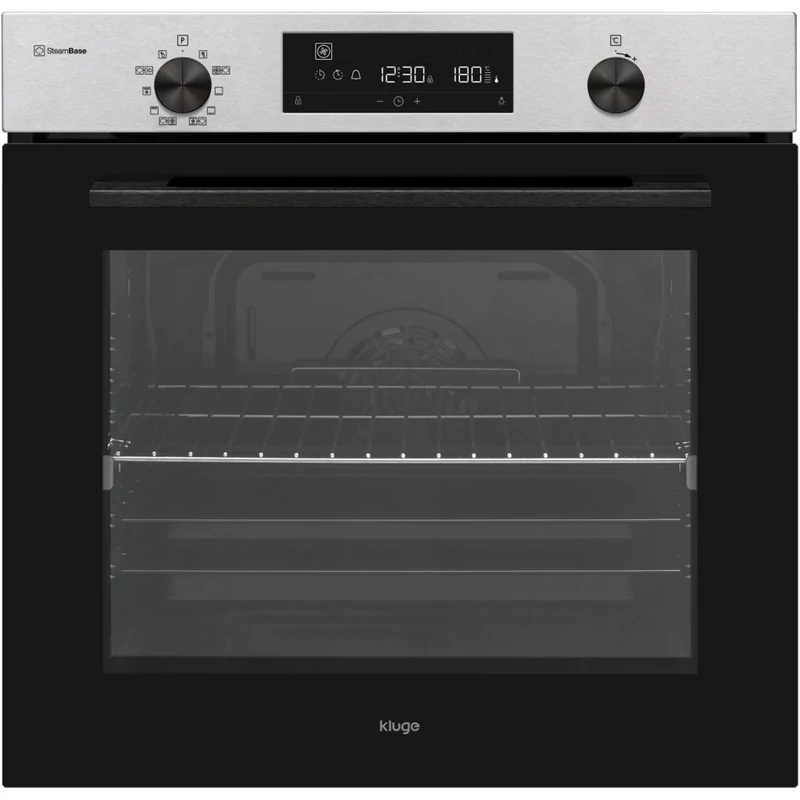 Kluge KTE1021X beépíthető multifunkicós inox/fekete sütő, 78L