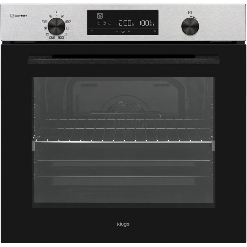 Kluge KTE1021X beépíthető multifunkicós inox/fekete sütő, 78L