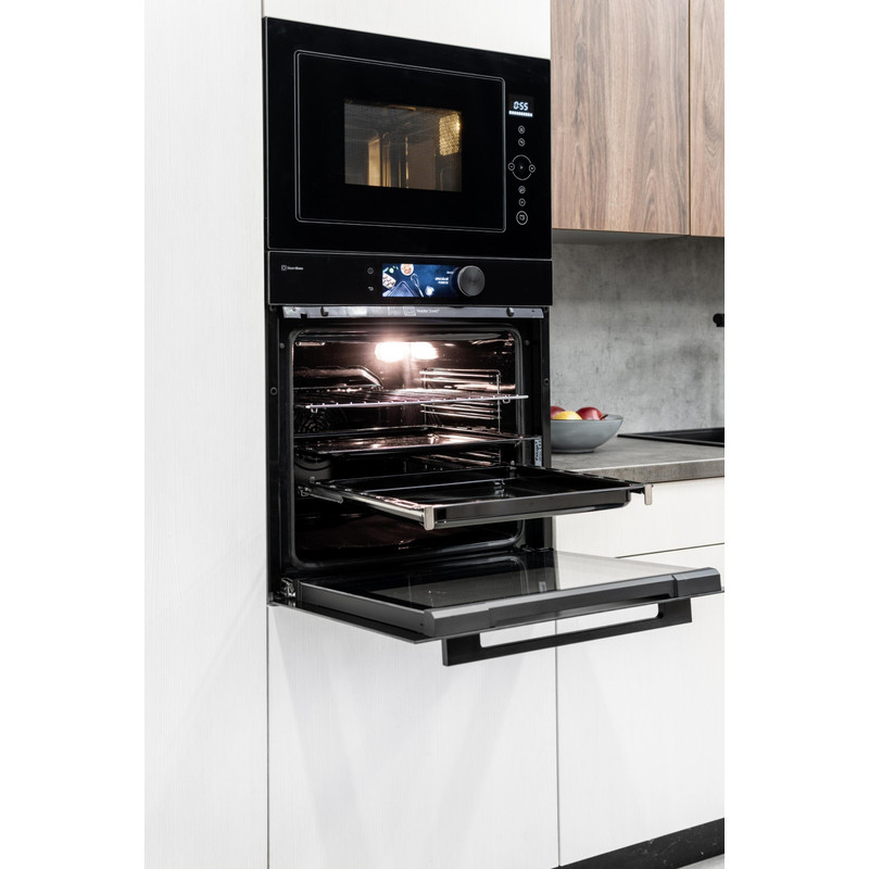 Kluge KTE1050B beépíthető multifunkciós fekete sütő, TFT