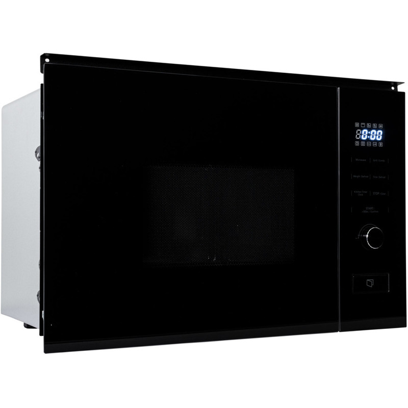 Kluge KTM2011B beépíthető mikrohullámú sütő grillel, 20L, fekete üveg