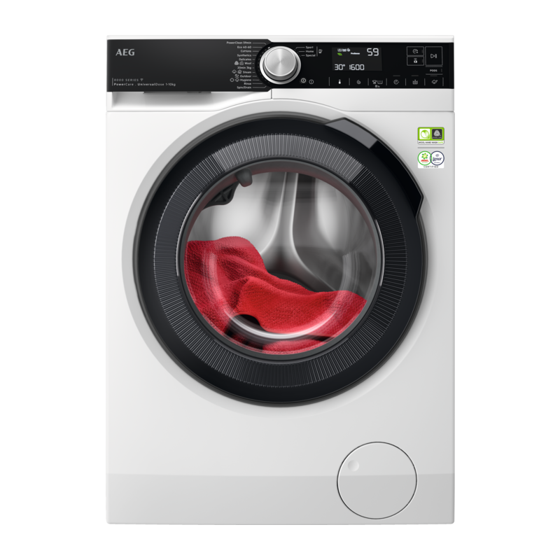 AEG LF5Z41BE AutoSense elöltöltős mosógép, Hygiene program gőzzel, A energiaosztály, 10 kg, 1400 f/p.
