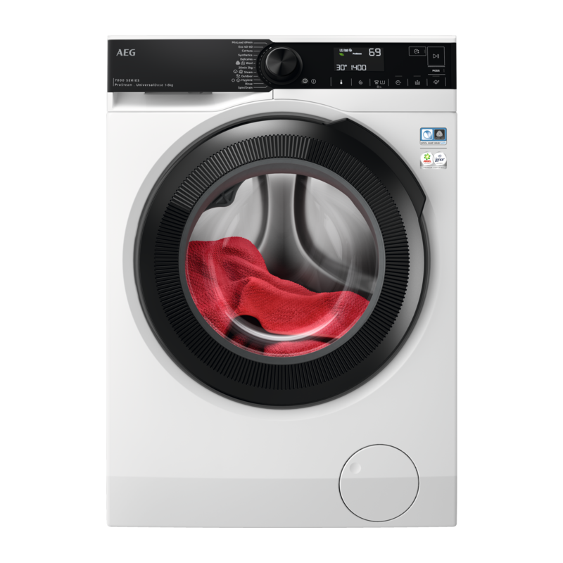 AEG LF5Z49BE AutoSense elöltöltős mosógép, Hygiene program gőzzel, A energiaosztály, 9 kg, 1400 f/p.