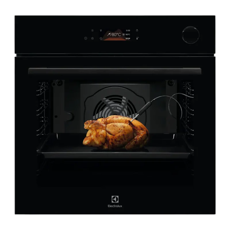 Electrolux LOC9P3XZ SteamCrisp/MealAssist beépíthető gőzsütő, maghőmérő, Wifi, pirolitikus tisztítás