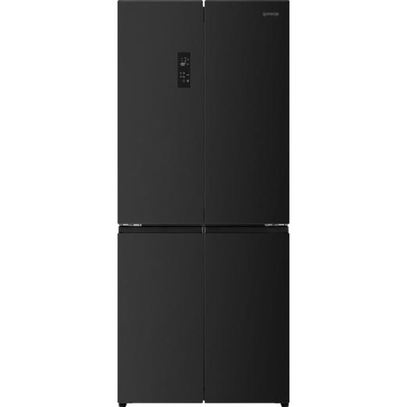 Gorenje NRM819E61BX MultiDoor (4ajtós) hűtő, 311/149l, "E" , NO-FROST PLUS, INVERTERES kompresszor, FressZone, ConvertZone átalakítható rekesz, inox-fekete/széncsiszolt, 1900/794/650mm
