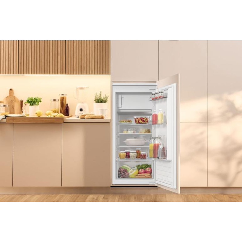Gorenje RBI512E21 Beépíthető hűtőszekrény - fagyasztóval, 165/15l , 122,5/54/54,5 cm, "E" Gorenje RBI512E21 Beépíthető hűtőszekrény - fagyasztóval, 165/15l , 122,5/54/54,5 cm, "E"