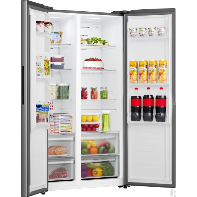 Gorenje NRS917E41X Side by Side hűtő, 347/197l, "E" , TOTAL NO-FROST, INVERTERES kompresszor, ConvertFreshZone inox, 1786/911/615mm Gorenje NRS917E41X Side by Side hűtő, 347/197l, "E" , TOTAL NO-FROST, INVERTERES kompresszor, ConvertFreshZone inox, 1786/911/615mm