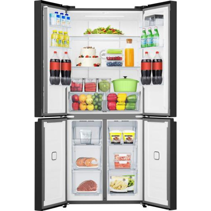 Gorenje NRM819E61BX MultiDoor (4ajtós) hűtő, 311/149l, "E" , NO-FROST PLUS, INVERTERES kompresszor, FressZone, ConvertZone átalakítható rekesz, inox-fekete/széncsiszolt, 1900/794/650mm Gorenje NRM819E61BX MultiDoor (4ajtós) hűtő, 311/149l, "E" , NO-FROST PLUS, INVERTERES kompresszor, FressZone, ConvertZone átalakítható rekesz, inox-fekete/széncsiszolt, 1900/794/650mm