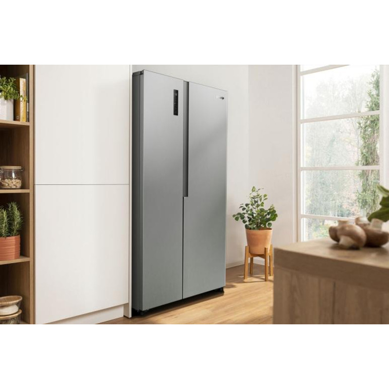 Gorenje NRS917E41X Side by Side hűtő, 347/197l, "E" , TOTAL NO-FROST, INVERTERES kompresszor, ConvertFreshZone inox, 1786/911/615mm Gorenje NRS917E41X Side by Side hűtő, 347/197l, "E" , TOTAL NO-FROST, INVERTERES kompresszor, ConvertFreshZone inox, 1786/911/615mm