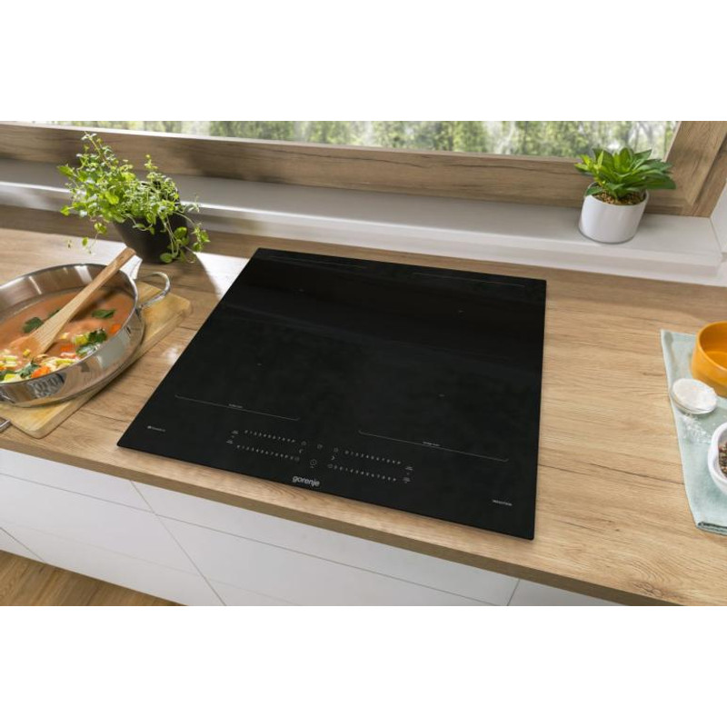 Gorenje GI6442BSCE Beépíthető indukciós főzőlap, 4 AreaFlex zóna, slider vezérlés