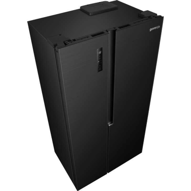 Gorenje NRS917E41BX Side by Side hűtő, 347/197l, "E" , TOTAL NO-FROST, INVERTERES kompresszor, ConvertFreshZone , fekete-inox, 1786/911/615mm