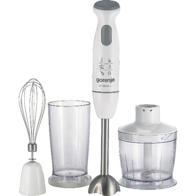 Gorenje HBC804QW botmixer szett, mixer-aprító-habverő, 800W