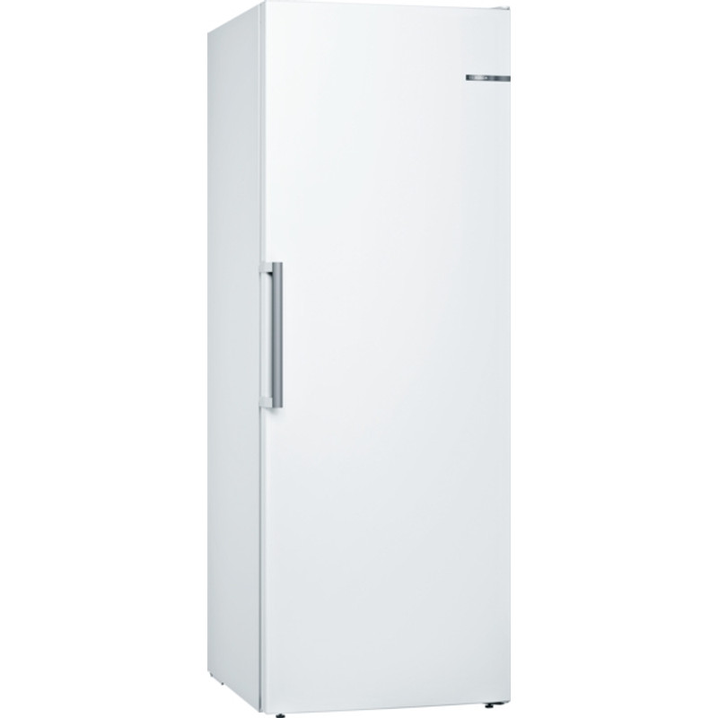 Bosch GSN58AWDV Szabadonálló Fagyasztószekrény - Serie6 - NoFrost - 365l nettó űrtartalom - 191x70x78cm - fehér - Energiaosztály: D - digitális kijelzés - Premium TouchControl vezérlés