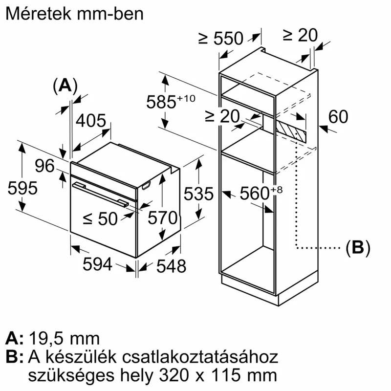 Bosch HBA274BB3F Önállóan beépíthető sütő - Serie4 - fekete - 71 l sütőtér - 7 funkció - 3D hőlégbefúvás - Energiaosztály: A+ - pirolitikus öntisztítás - AutoPilot10 Bosch HBA274BB3F Önállóan beépíthető sütő - Serie4 - fekete - 71 l sütőtér - 7 funkció - 3D hőlégbefúvás - Energiaosztály: A+ - pirolitikus öntisztítás - AutoPilot10