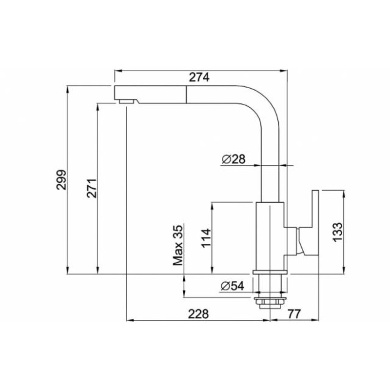 ELLECI - Csaptelep C02 G40 nero ELLECI - Csaptelep C02 G40 nero