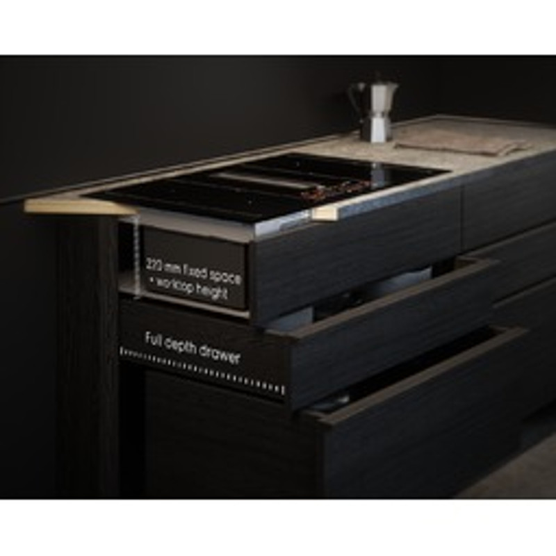 AEG CCE84779FB Beépíthető indukciós főzőlap beépített páraelszívóval, Wifi, Bridge funkció, 83 cm