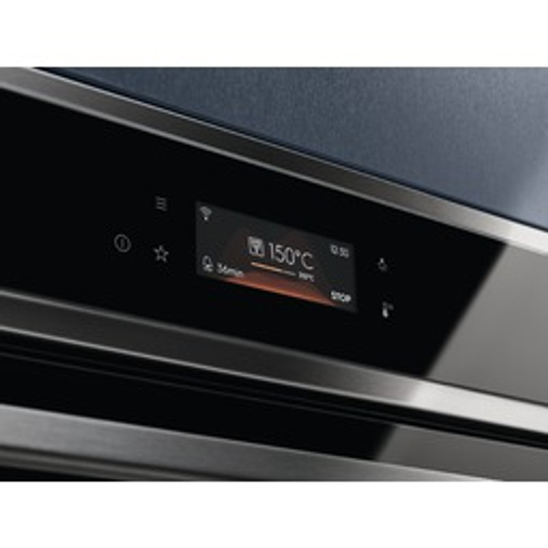 Electrolux EOC8P39WX SteamCrisp beépíthető gőzsütő, maghőmérő, pirolitikus tisztítás, beprogramozott receptek, LCD kijelző
