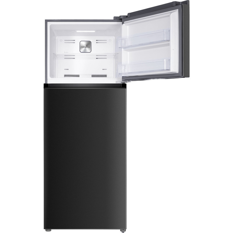 Tesla RD4650XTBE felülfagyasztós hűtő, E, total no frost, 465l (364+101), 70cm széles, digital display, inverter, fekete-inox