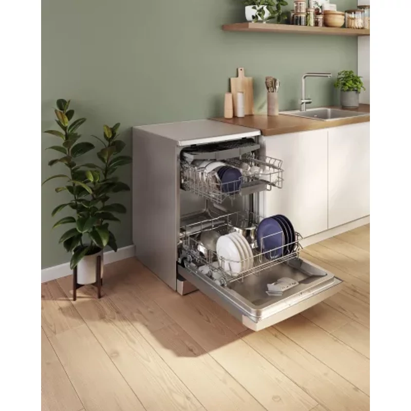 Bosch SMS4HMI08E Szabadonálló mosogatógép , Serie 4 , Home Connect , Szálcsiszolt acél , 14 teríték , C , 6 program , VarioFlex kosárrendszer , VarioDrawer , 9 l , 44 dB(A) Bosch SMS4HMI08E Szabadonálló mosogatógép , Serie 4 , Home Connect , Szálcsiszolt acél , 14 teríték , C , 6 program , VarioFlex kosárrendszer , VarioDrawer , 9 l , 44 dB(A)