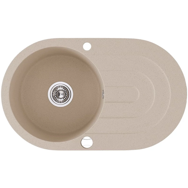 DAFNE egykör cseptálcás mosogató, bézs