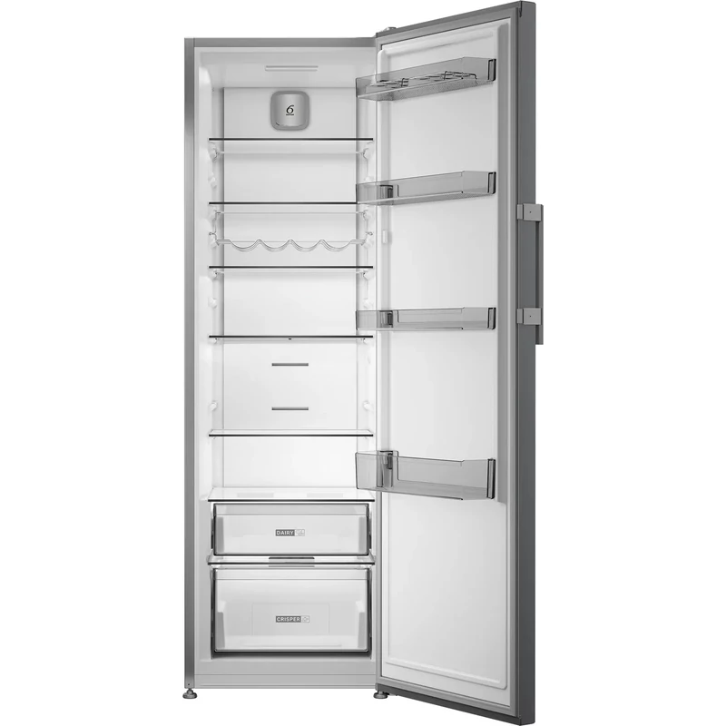 WHIRLPOOL WHMLF6442XP4E Egyajtós hűtőszekrény, E , 365 liter , 6. Érzék Fresh Control funkció , Titanium Inox Look készülékszín, külső kijelző, multiflow légáramlás, LED világítás, 186.5x59.5x70.9cm WHIRLPOOL WHMLF6442XP4E Egyajtós hűtőszekrény, E , 365 liter , 6. Érzék Fresh Control funkció , Titanium Inox Look készülékszín, külső kijelző, multiflow légáramlás, LED világítás, 186.5x59.5x70.9cm