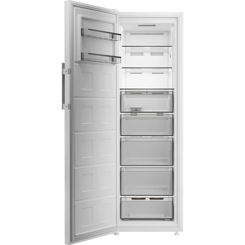 WHIRLPOOL WHMFF6312W4E Fagyasztószekrény NoFrost , E , 286L , fehér készülékszín, inverter kompresszor, digitális külső kijelző,  5 db fagyasztófiók + 3 fagyasztó polc + 2 ajtórekesz186.5x.59.7x70.9 cm