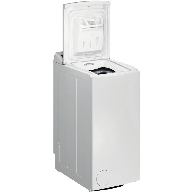 WHIRLPOOL TDLRB7252BSEU Felültöltős mosógép, "B" 1200 f, 7 kg kapacitás, nagy digitális kijelző, 6. Érzék funkció, FreshCare , inverter motor, Teljes Aquastop