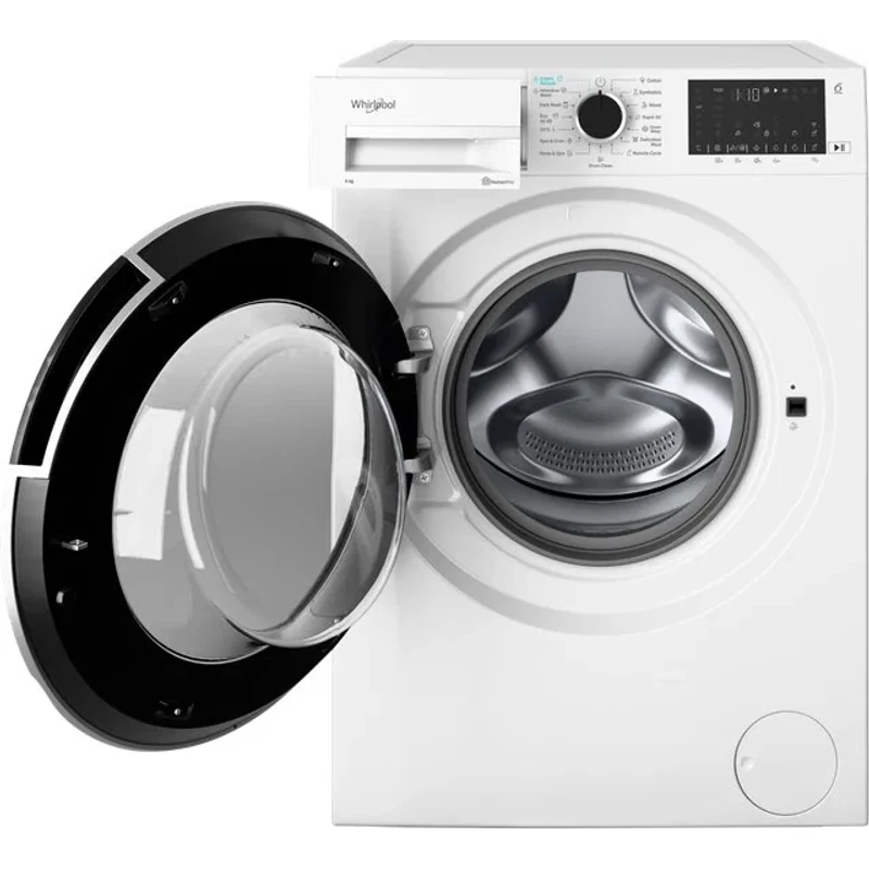 WHIRLPOOL WAM87WBEE Elöltöltős gőzfunkciós mosógép HomeWhiz távoli eléréssel, "A" 1400 f, 8kg , csendes inverter motor , nagyméretű digitális kijelző, 6. Érzék funkció FreshCare+ r WHIRLPOOL WAM87WBEE Elöltöltős gőzfunkciós mosógép HomeWhiz távoli eléréssel, "A" 1400 f, 8kg , csendes inverter motor , nagyméretű digitális kijelző, 6. Érzék funkció FreshCare+ r